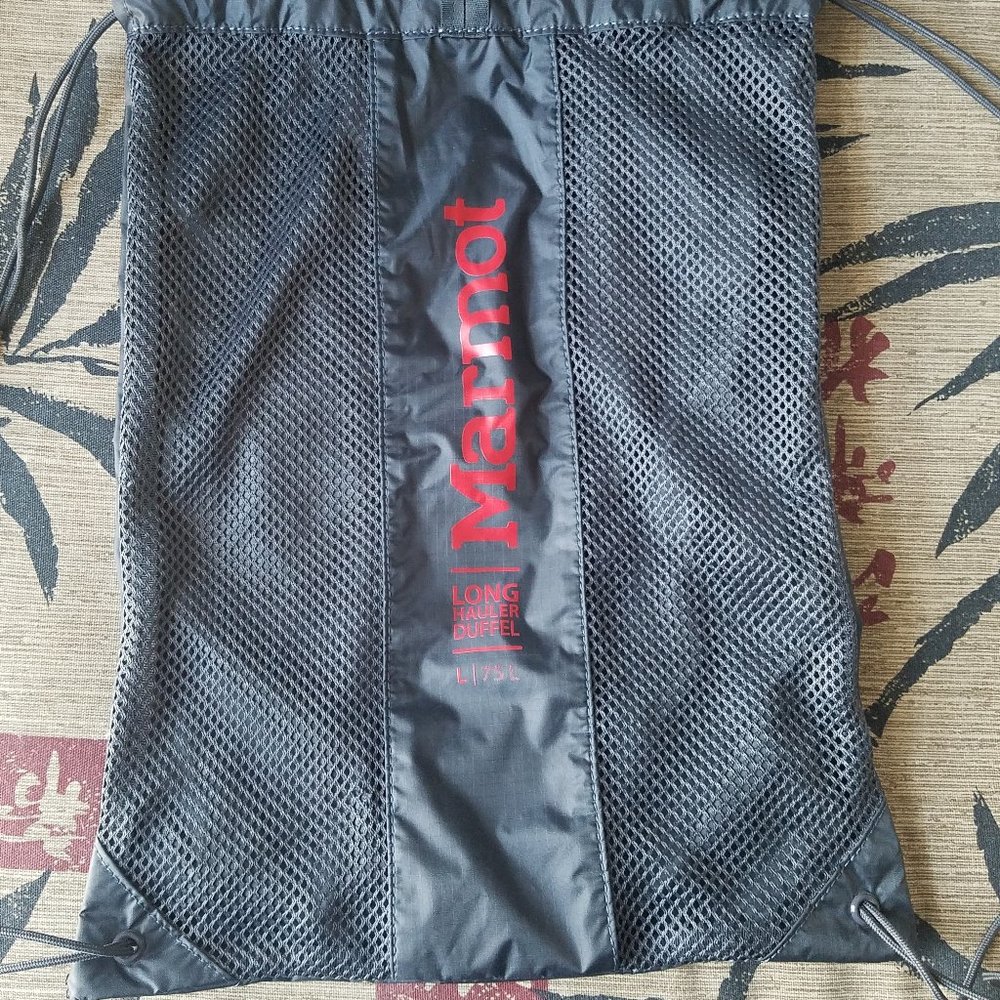 Marmot Long Hauler L 75L duffel draw string bag